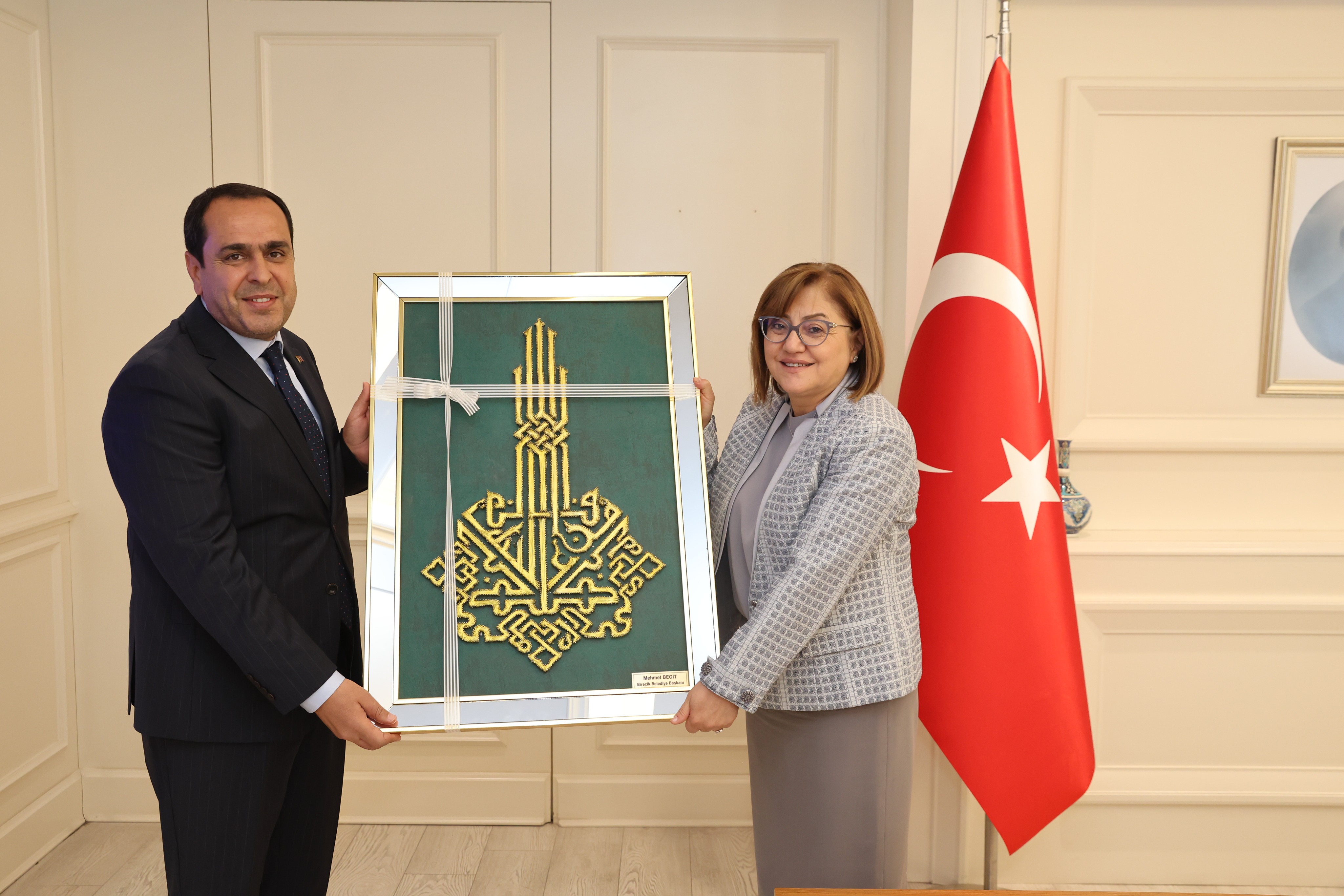 Sayın Fatma Şahin'i makamında ziyaret ettik